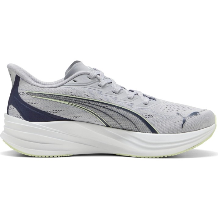 Adidași pentru bărbați Puma Darter Pro 2 Vibrant Silver/Deep Plum/Apple Spritz, s.44.5