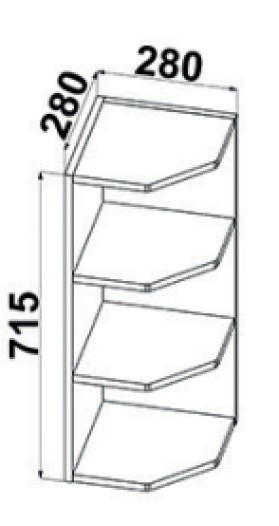 Bucatarie modulara Yasen Madera В№11 280х715 Graphite Grey