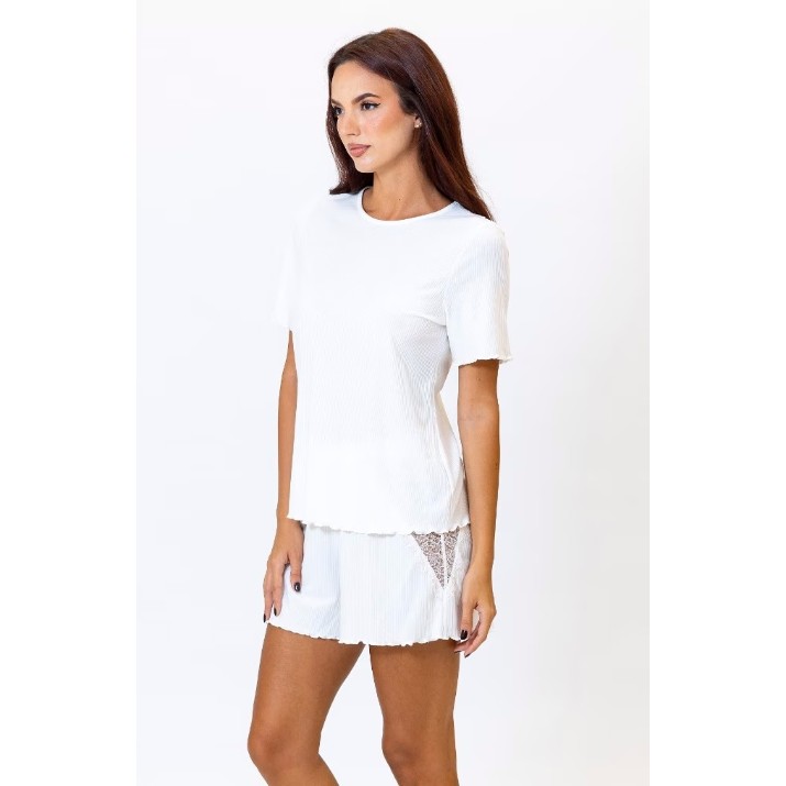 Pijama Ajoure TK23685 Ivory, s.S