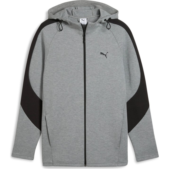 Мужская толстовка Puma Evostripe Core Full Zip Medium Gray Hea, s.S