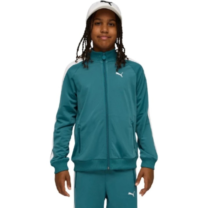 Jachetă pentru copii Puma T7 Always On Track J Emerald Ice, s.140
