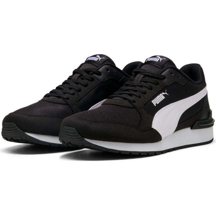 Кроссовки мужские Puma St Runner V4 Nl | Mesh Puma Black/White, s.44.5