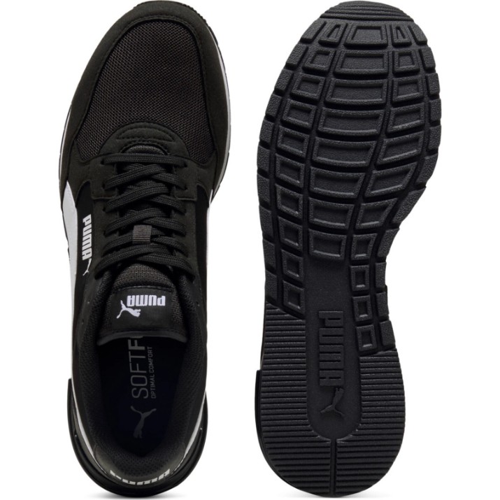Кроссовки мужские Puma St Runner V4 Nl | Mesh Puma Black/White, s.47