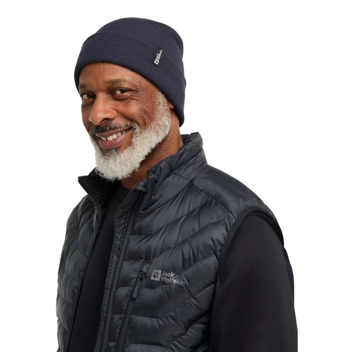 Шапка Jack Wolfskin Rib Dark Navy
