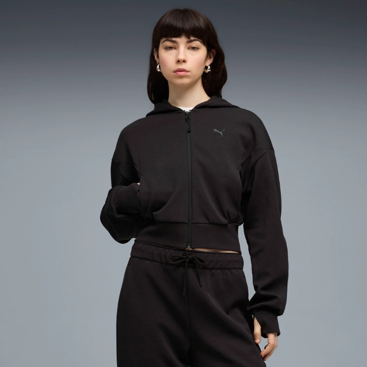 Hanorac damă Puma Pumatech Sense Full Zip Puma Black, s.XS