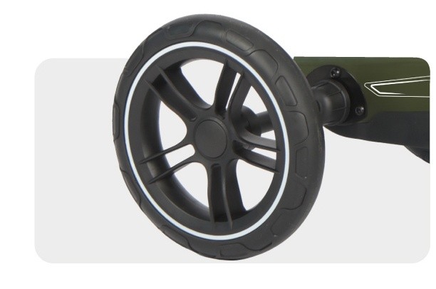 Kart cu pedale Qplay Gokart Haki