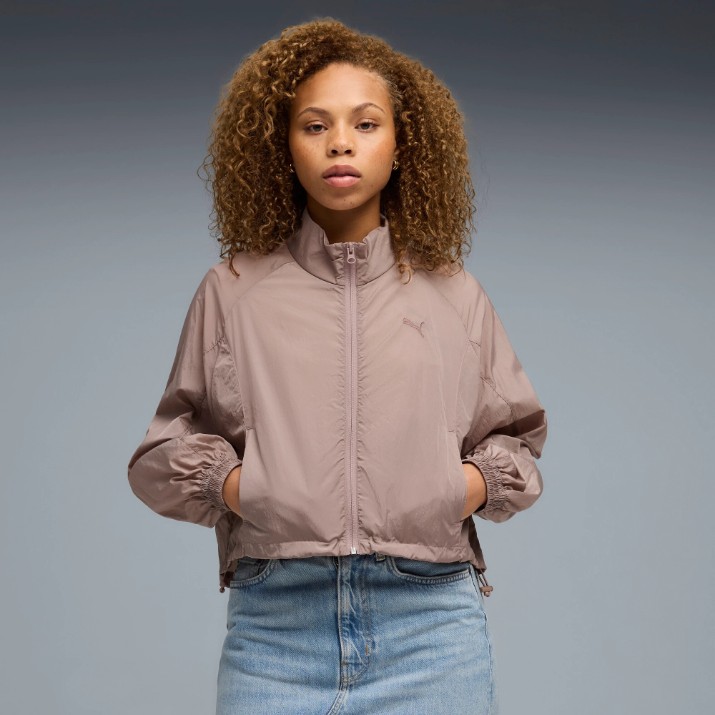 Женская ветровка Puma Her Relaxed Full-Zip Sandstone, s.M