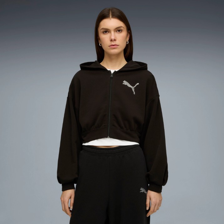 Женская толстовка Puma Ess Graphics Bedazzled Puma Black, s.L