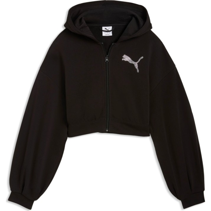Женская толстовка Puma Ess Graphics Bedazzled Puma Black, s.XS