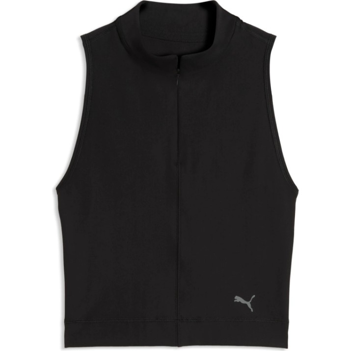 Женская майка Puma Cloudspun 1/4 Zip Puma Black, s.M