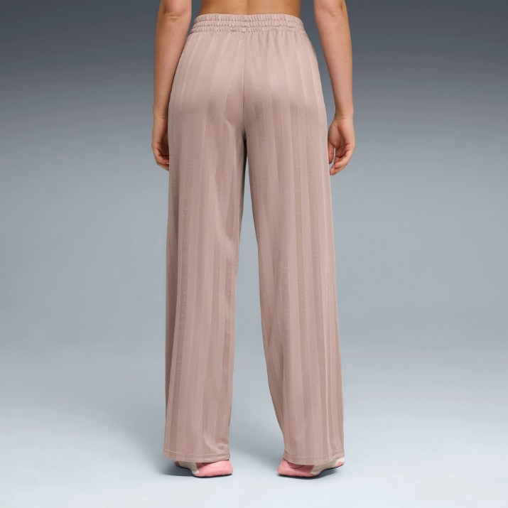 Pantaloni spotivi de dame Puma League Wide Leg Sandstone, s.L