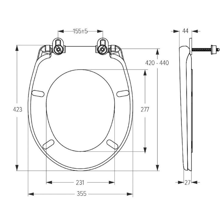 Capac de toaletă SoloPlast SP-18