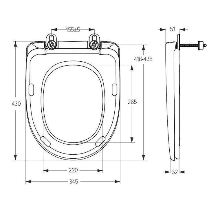 Capac de toaletă SoloPlast SP-5