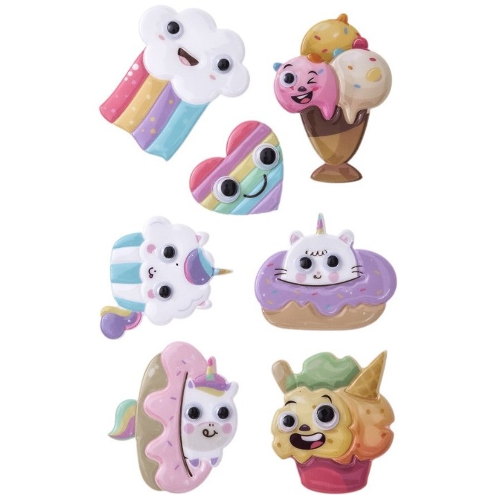 Autocolante DPCraft Sweets 7pcs (DPNK-184)