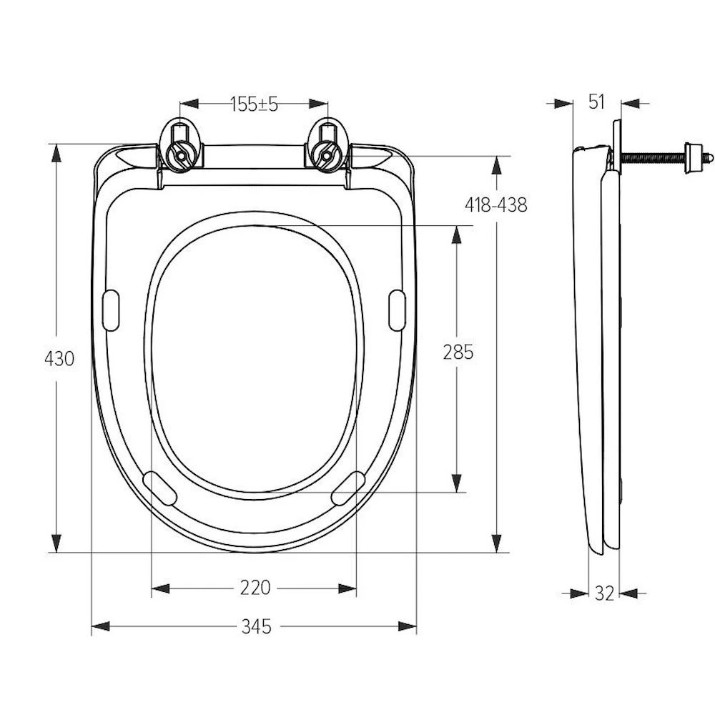 Capac de toaletă SoloPlast SPD-5