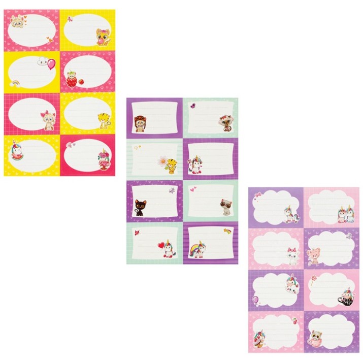 Наклейки Мульти Пульти Милые зверушки 24pcs (PS_45972)