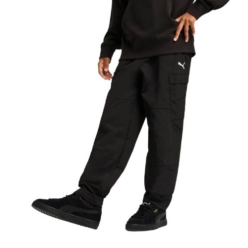 Pantaloni spotivi pentru copii Puma Wardrobe Ess Relaxed Puma Black, s.152