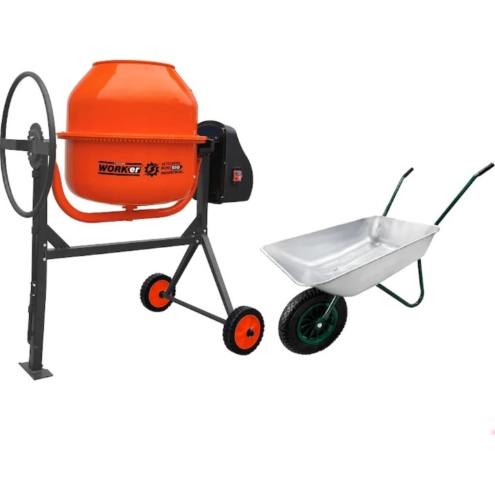 Betoniera+roaba TechnoWorker VOR83185