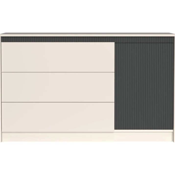 Комод Gerbor Монако KOM1D3S Cashmere/Elegant Grey