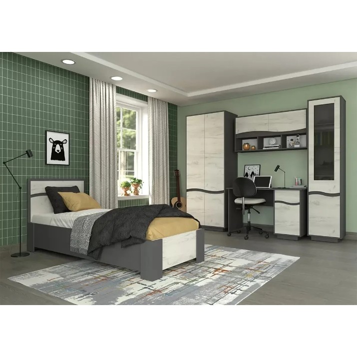 Pat Yasen Jeneva 800 Graphite Gray/Kraft Oak White