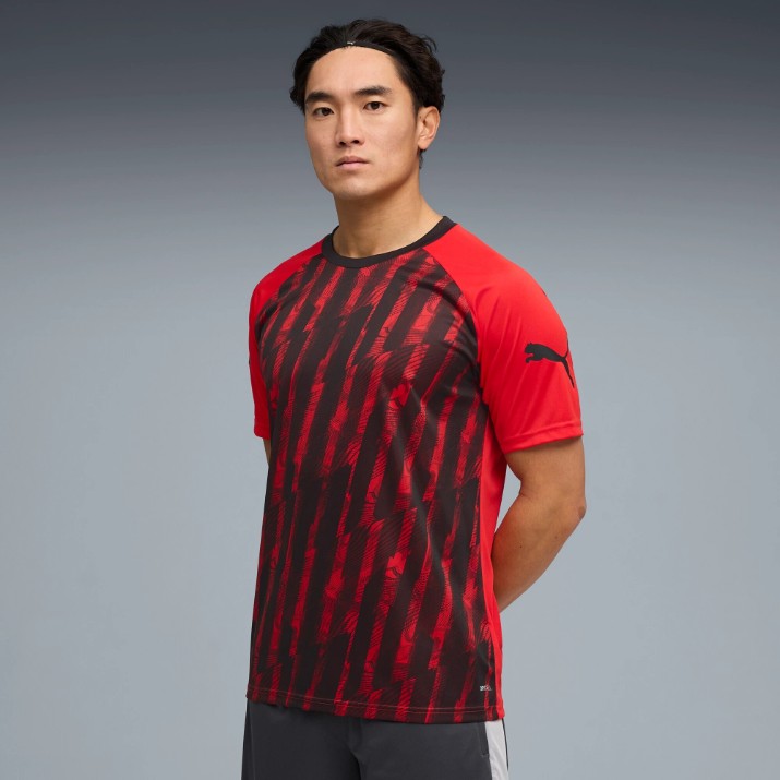 Мужская футболка Puma IndividualLiga Graphic Jersey Puma Red/White/Black, s.S