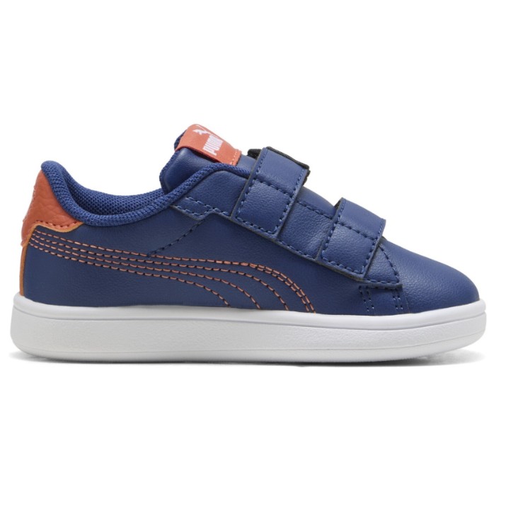 Кеды детские Puma Smash 3.0 Dino Blue Jewel/Green Fruit/Amarena, s.24
