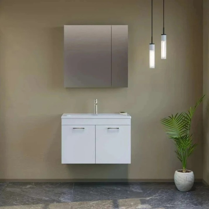 Dulap cu lavoar Orka Bafa 80 White (16874)