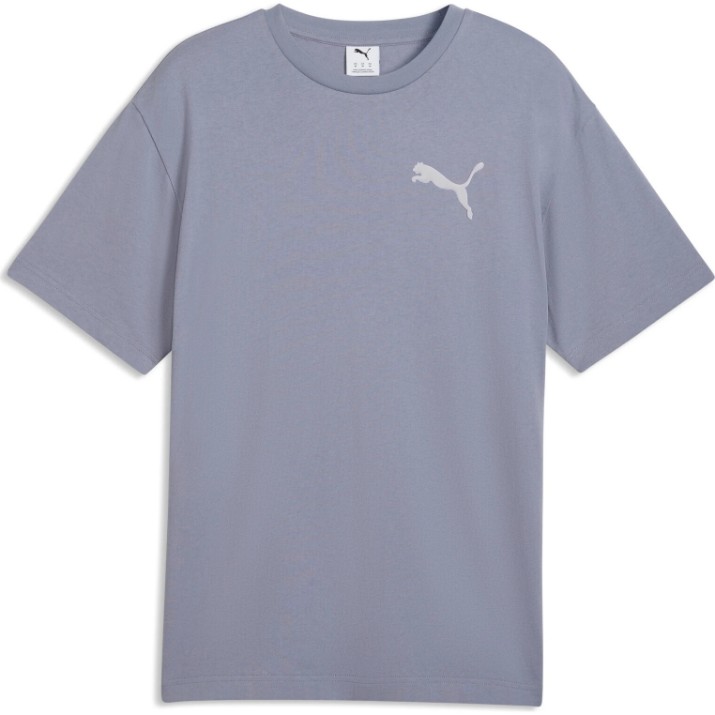 Tricou bărbătesc Puma Ess Elevated Cat Logo Gray Sky, s.XXL