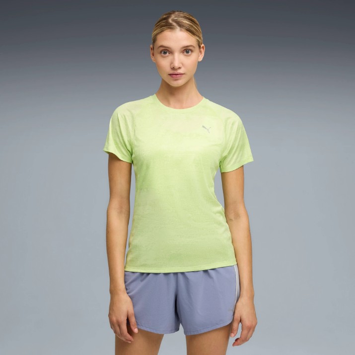 Женская футболка Puma Run Velocity Printed Apple Spritz, s.L (52841138)