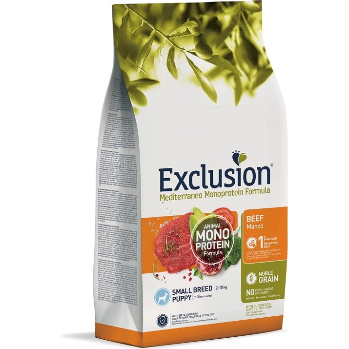Сухой корм для собак Exclusion Noble Grain Small Breed Puppy Beef 7kg
