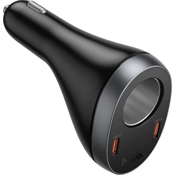Încărcător auto Hoco Z61A Correct PD60W Black