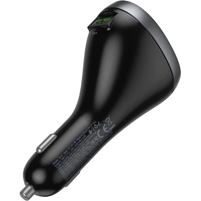 Încărcător auto Hoco Z61A Correct PD60W Black