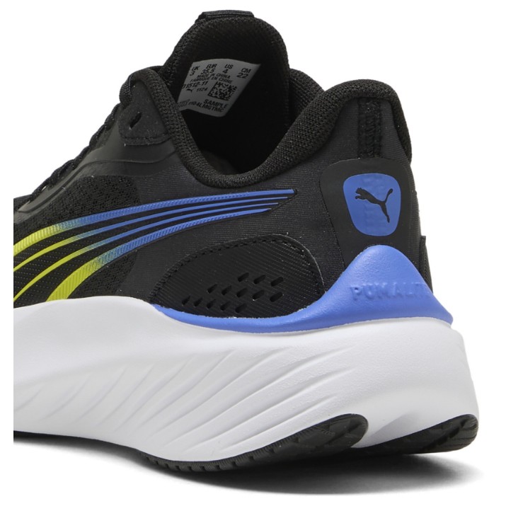 Кроссовки детские Puma Pounce Lite Jr Puma Black/Lime Smash/Royal Sapphire, s.38.5