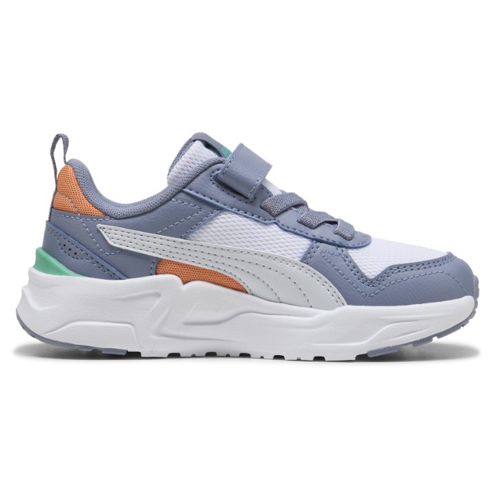 Adidași pentru copii Puma Trinity 2 Puma White/Silver Mist/Gray Sky, s.34.5