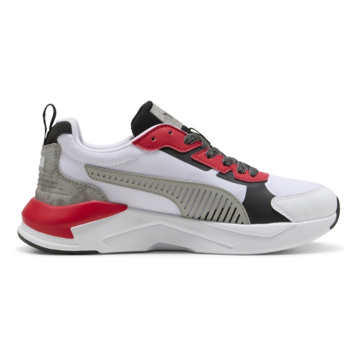Adidași pentru copii Puma X-Ray 3 Lt Mid 90S 26 Jr Puma White/Gray Echo/For All Time Red, s.35.5