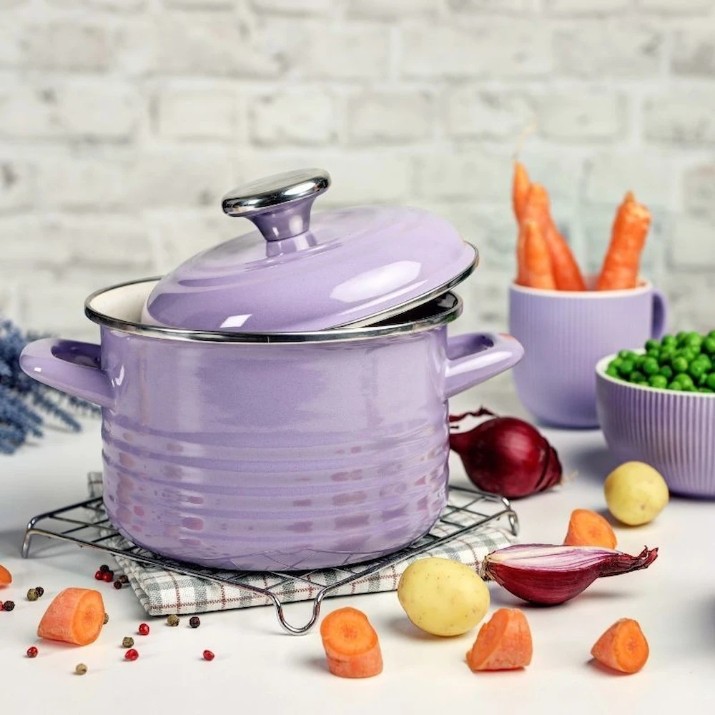 Cratiță Metrot Wave Pastel Lilac 2L 5349
