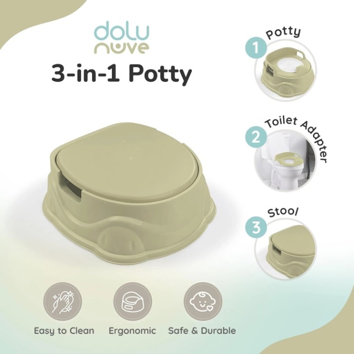 Oala-scaunel Dolu 3in1 Green (7183)
