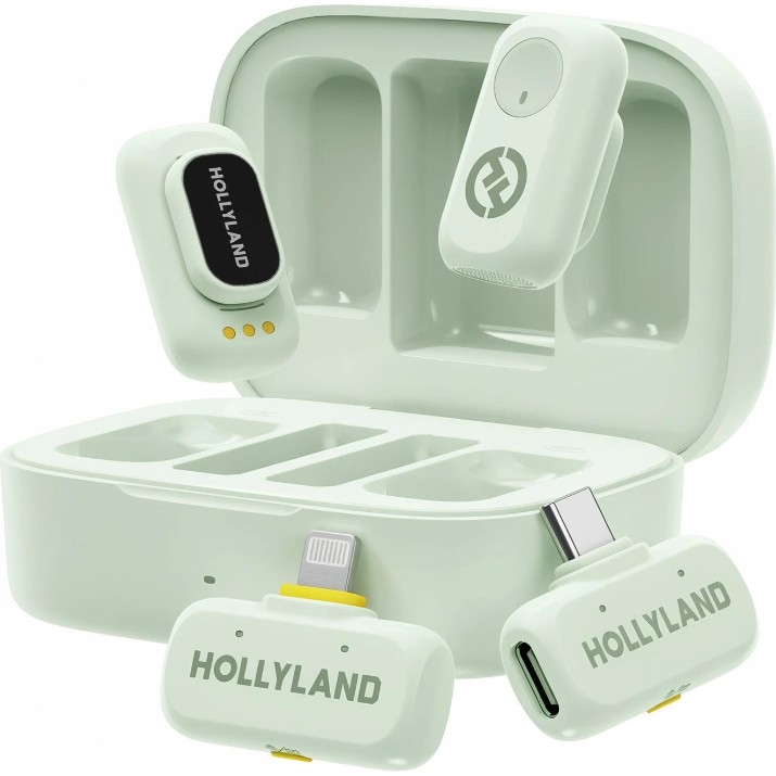 Microfon Hollyland Lark A1 Combo Mint Green