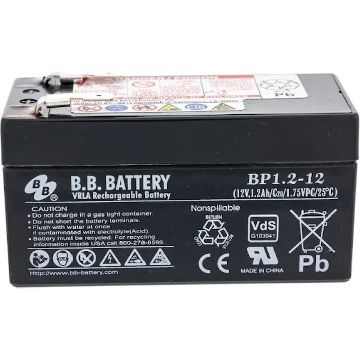 Аккумуляторная батарея BB Battery AQBB12/1.2
