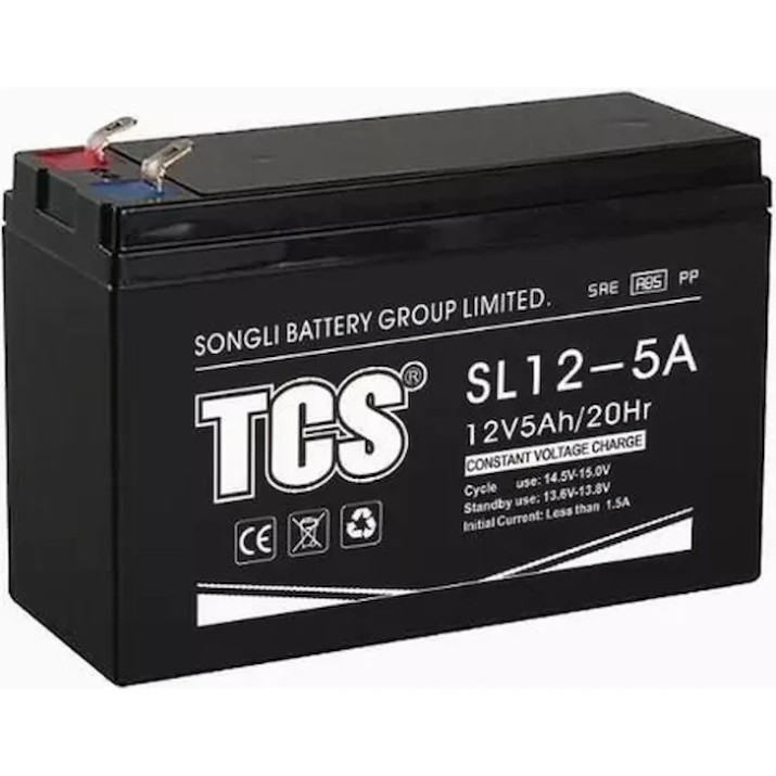 Bateria acumulatorului TCS SL 12-5