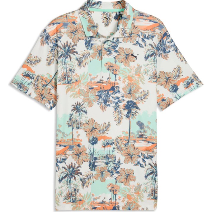 Polo Puma Cloudspun Palm Golf Warm White/Mint, s.M