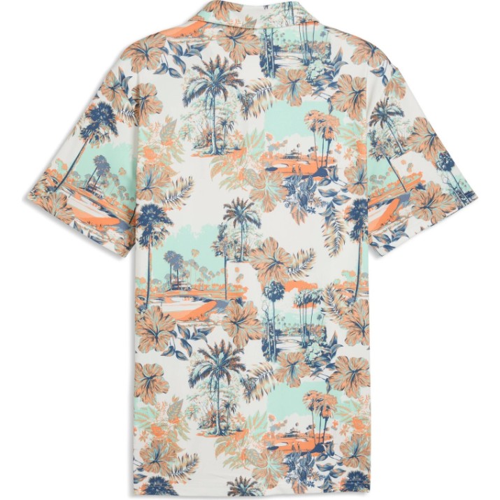 Polo Puma Cloudspun Palm Golf Warm White/Mint, s.S