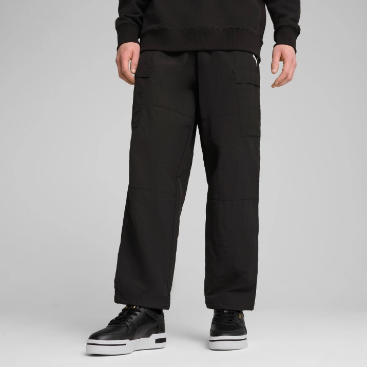Pantaloni spotivi pentru bărbați Puma Wardrobe Ess Relaxed Puma Black, s.S