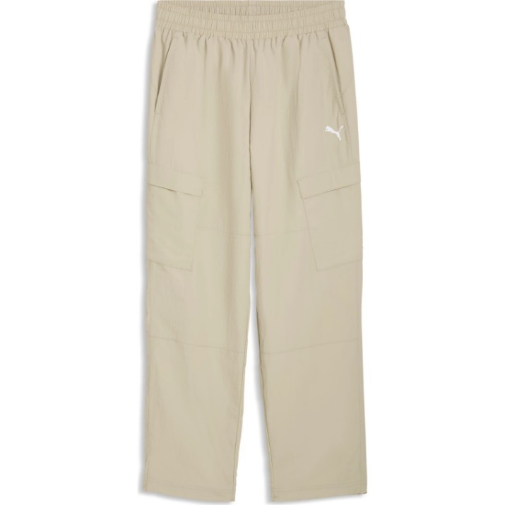 Pantaloni spotivi pentru bărbați Puma Wardrobe Ess Relaxed Pebble Gray, s.S