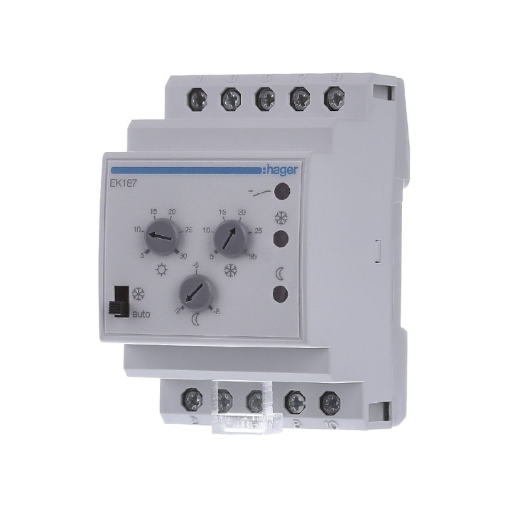 Termostat de cameră Hager EK187