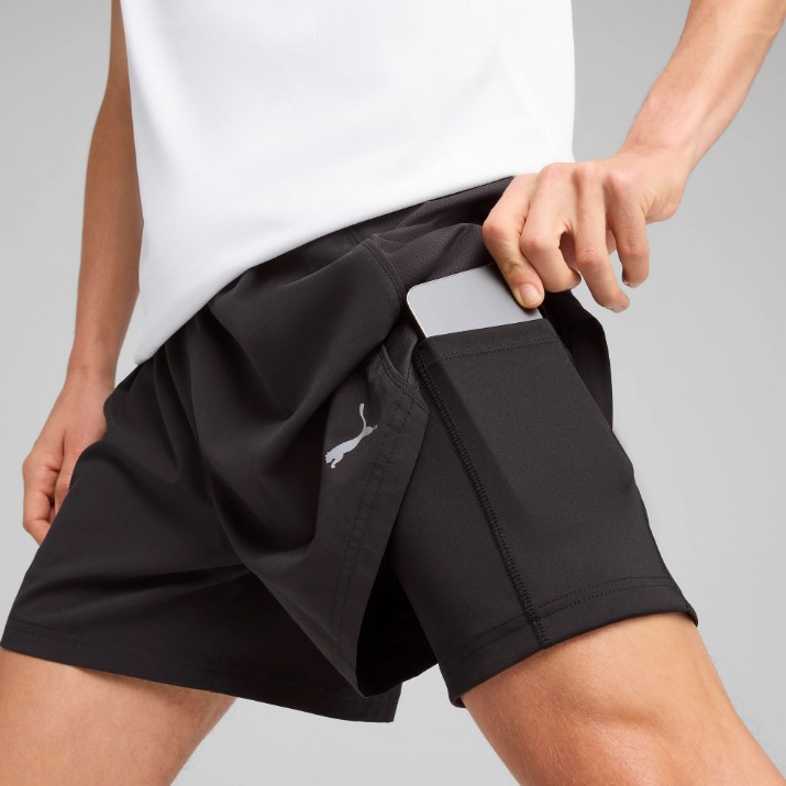 Pantaloni scurți pentru bărbați Puma Run Velocity 2in1 Puma Black, s.XXL