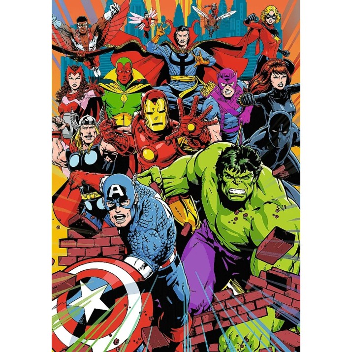 Пазл Trefl Premium Plus Marvel Heroes 1000pcs (10881) 