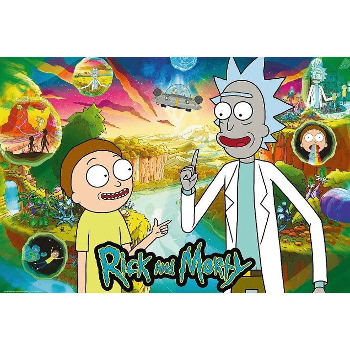 Puzzle Trefl Premium Plus Rick&Morty 1000pcs (10838)