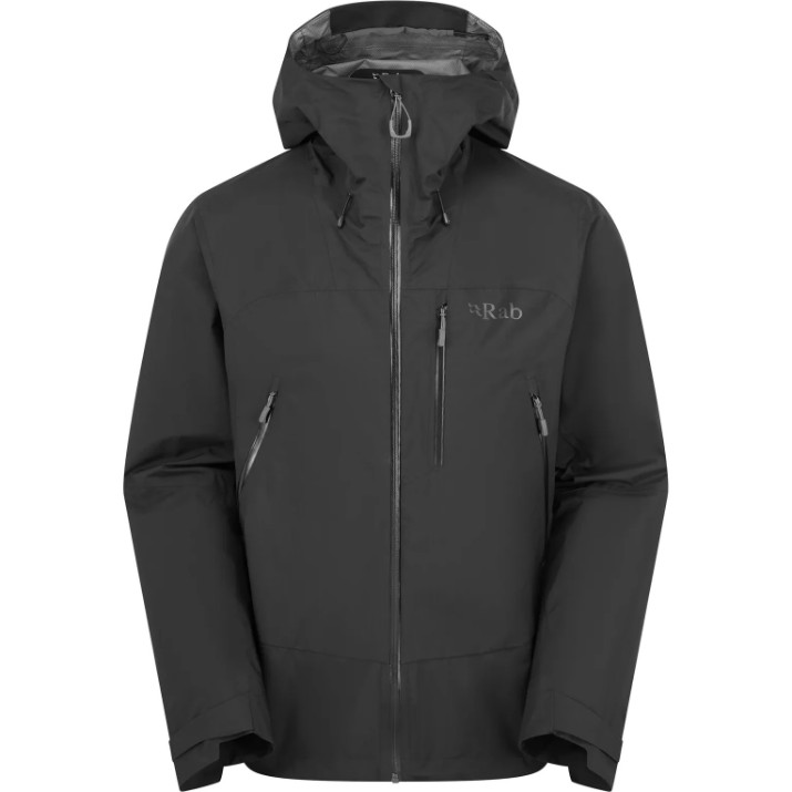 Мужская ветровка Rab Downpour Mountain XL Black