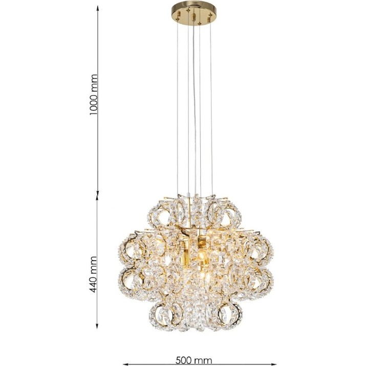 Lustră Cellini Ringlux CLN1007-D50P